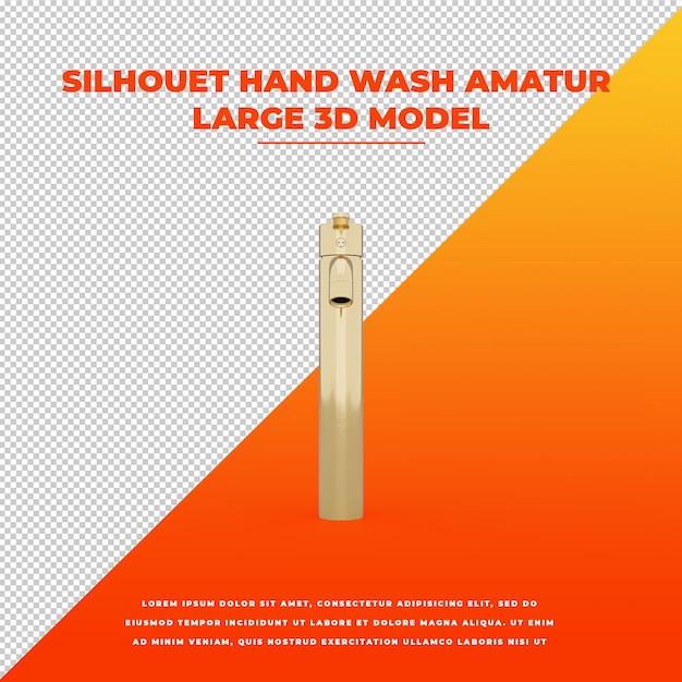 Silhouet Hand wash amatur