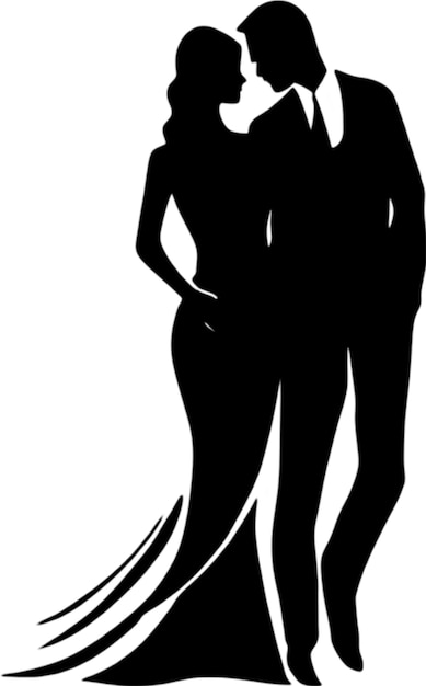 PSD a silhouette of two women in a photo that says quot the silhouette of a woman quot