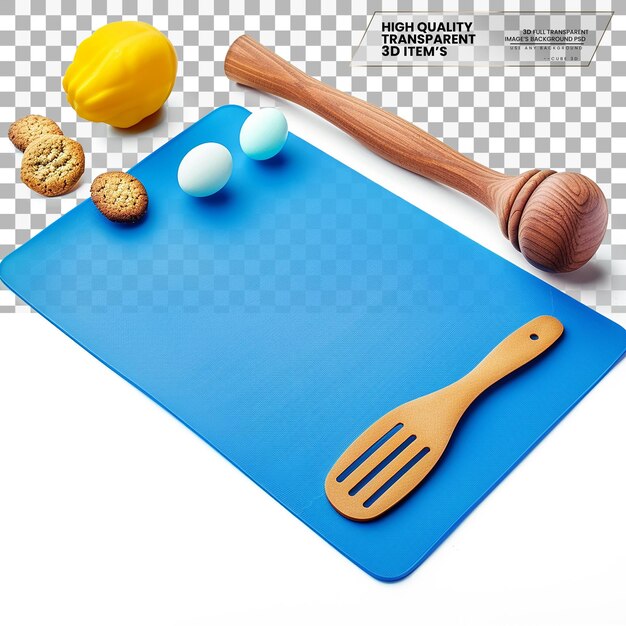 PSD silicone baking mat a non stick mat used for baking on transparent background