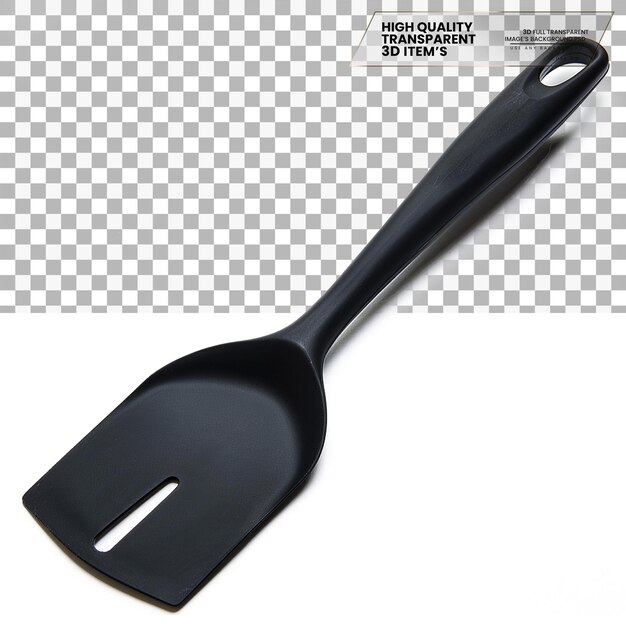 PSD silicone spatula a heat resistant spatula used for cooking on transparent background