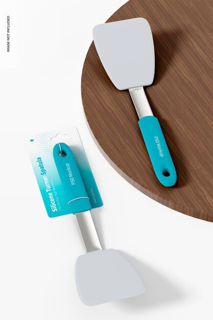 Silicone Turner Spatulas Mockup