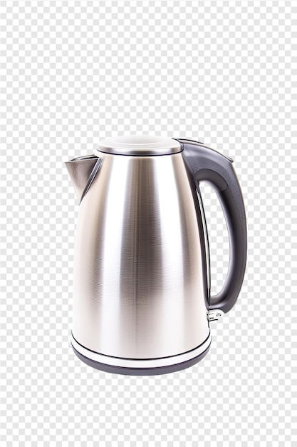 a silver pitcher for the kettle on a transparent background