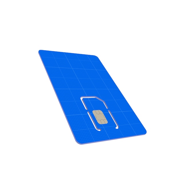 SIM Card Mockup