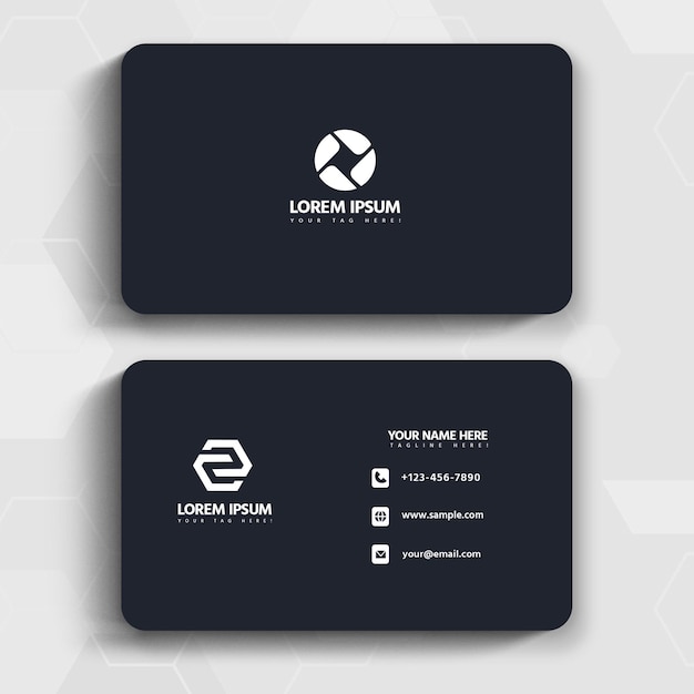 Simple Business Cards template Design PSD