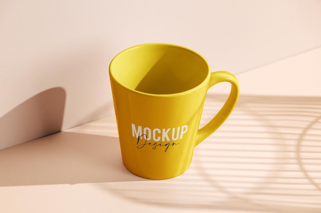 simple coffee mug mockup design