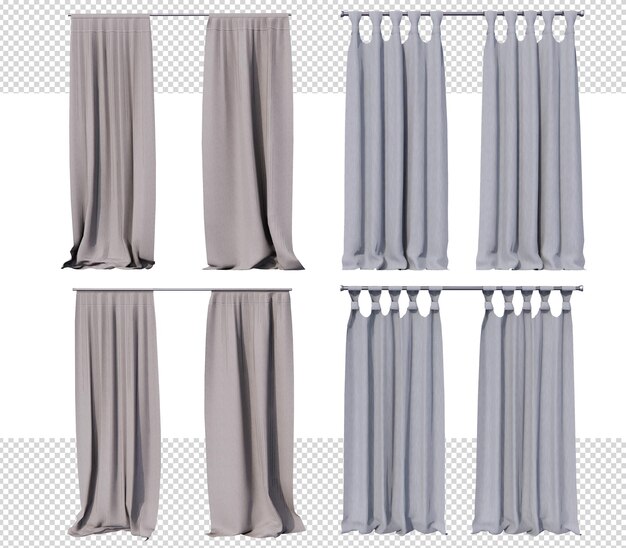 PSD simple curtain design without background