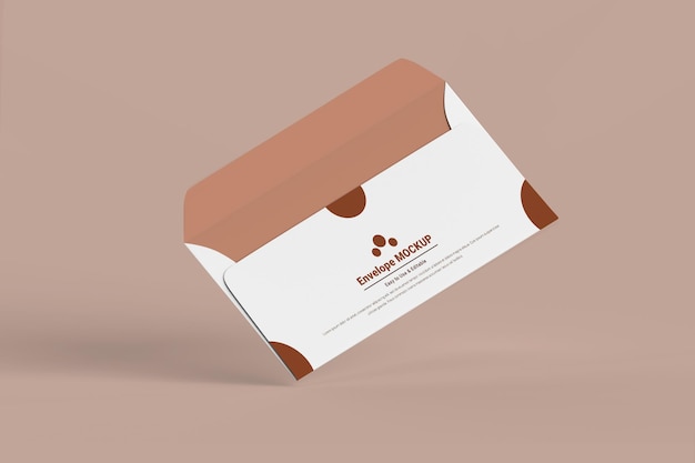 Simple Minimalist Envelope Branding Display Mockup