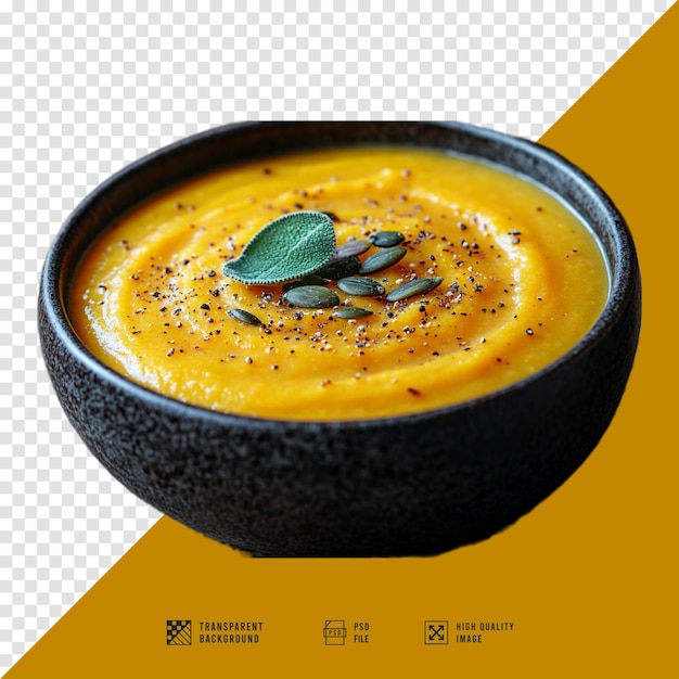 simple pumpkin soup image without background hd quality