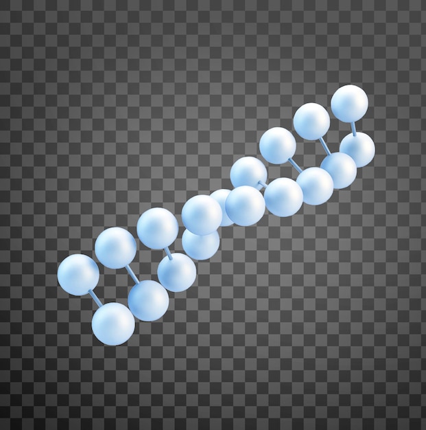 PSD simplicity chemical molecule with white background 3d rendering computer digital drawing