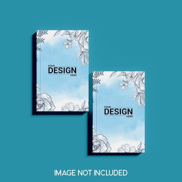 PSD simplistic book mockup