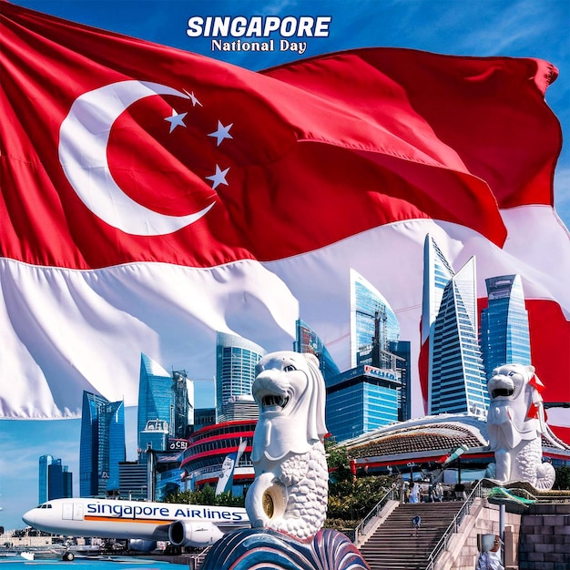 Singapore National Day poster concept 9th august by ai