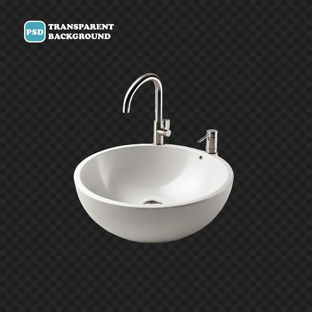 sink isolated 3d render illustration