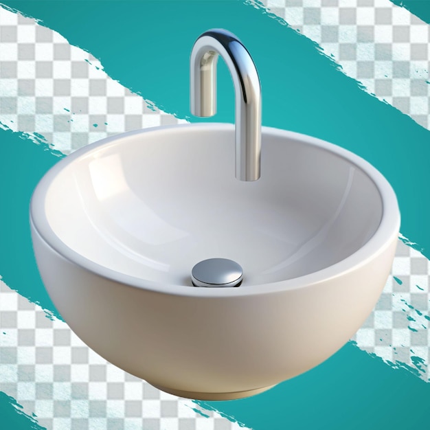 Sink isolated on transparent background