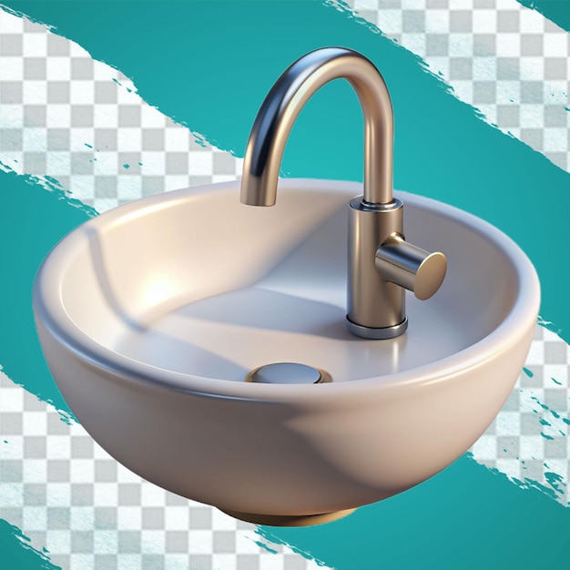 Sink isolated on transparent background