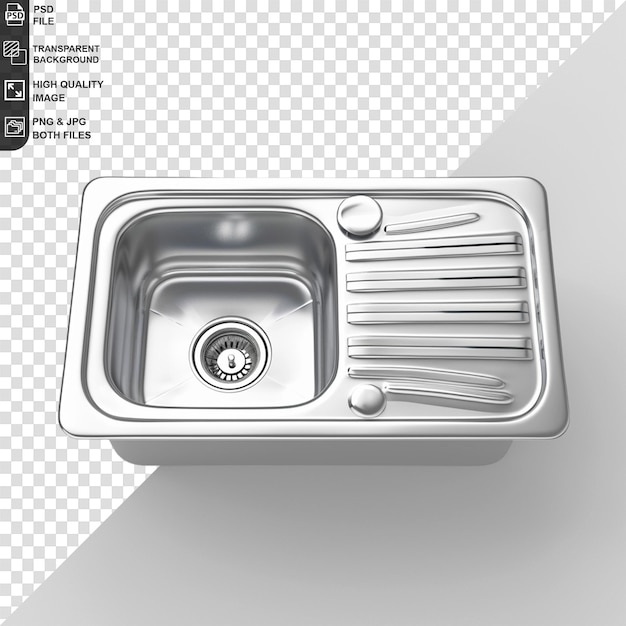 PSD sink on transparent background