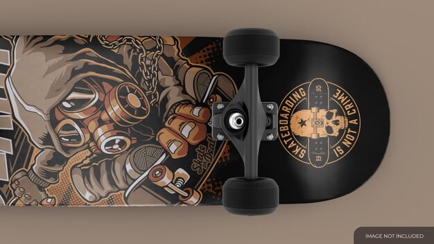 Skate Board Deck Mocku