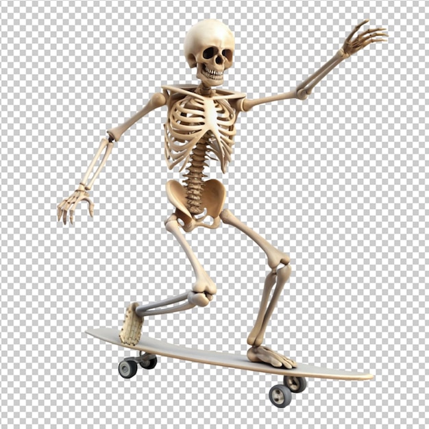 PSD skeleton skateboarding