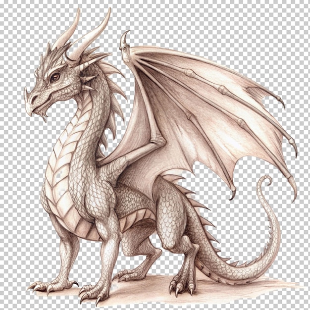 sketch dragon