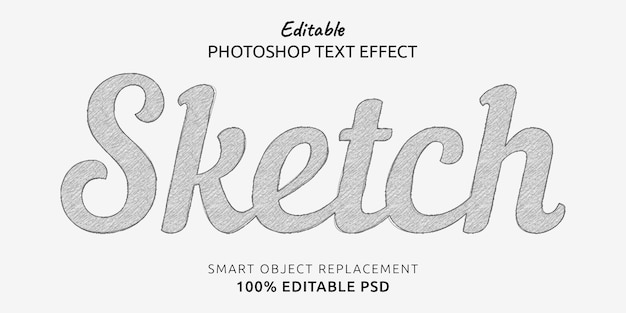 Sketch Editable Text Style Effect