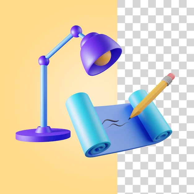 Sketching 3d icon