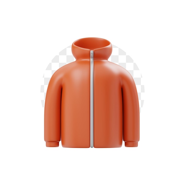 Ski Jacket 3D Illustration