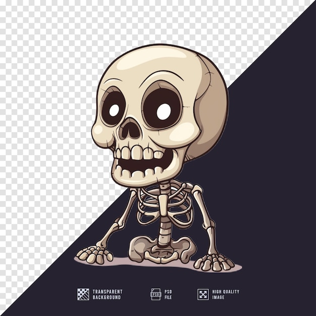 Skull bone images without HD quality background