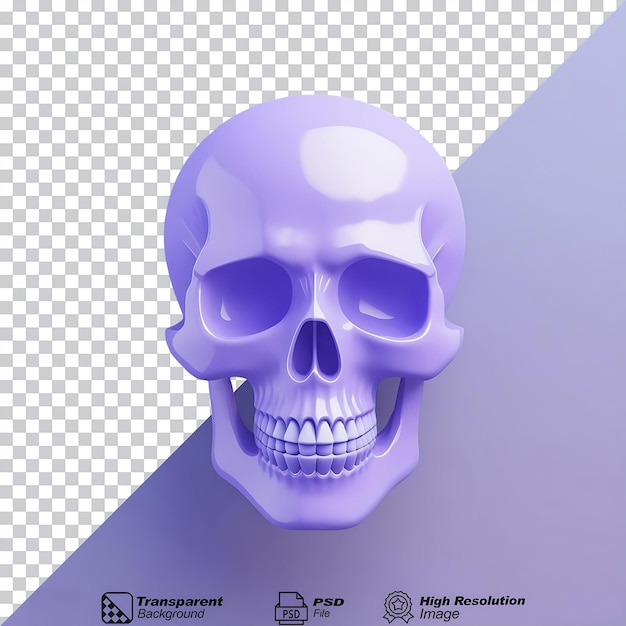 Skull Icon isolated on transparent background