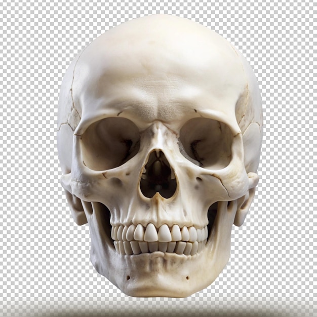 a skull with a missing nose and a white skull