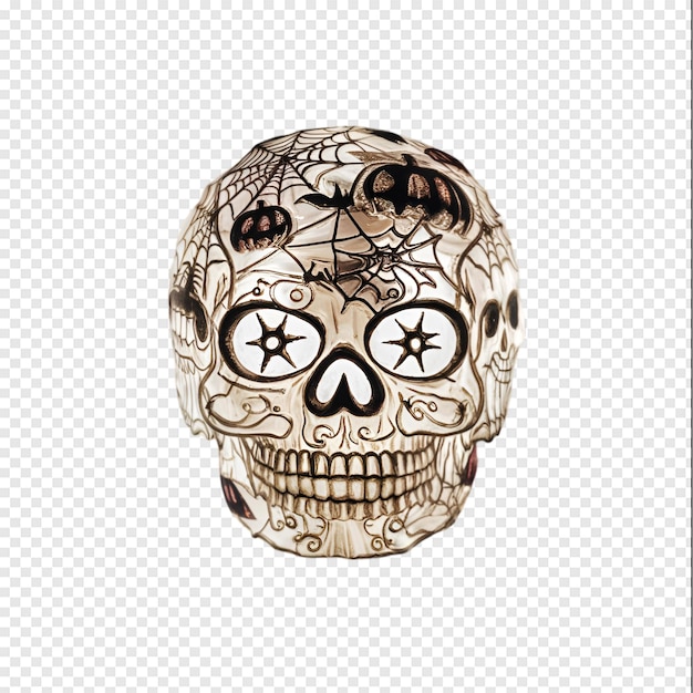 a skull with a star on it and a star on it