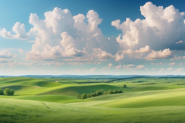 PSD sky and grassland landscape