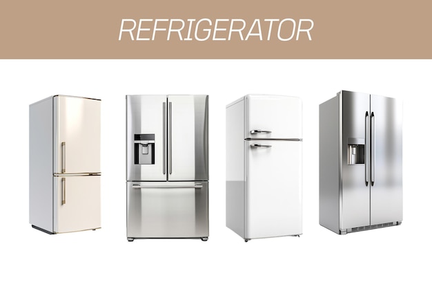 Sleek interior refrigerator image