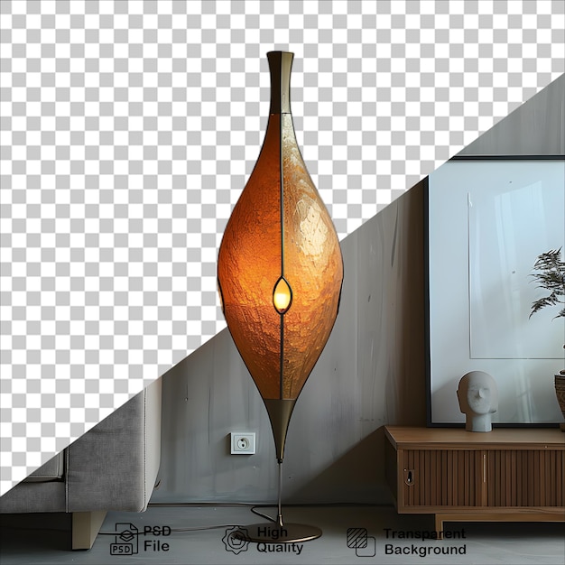 PSD sleek modern lamp with minimalist design