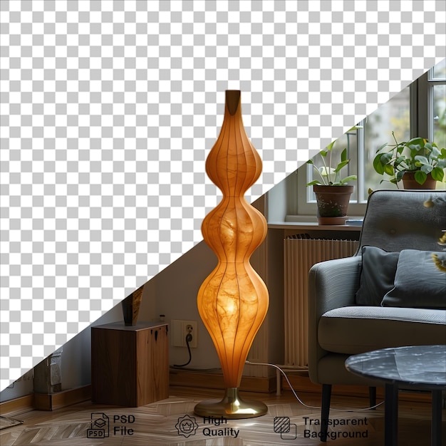 PSD sleek modern lamp with minimalist design