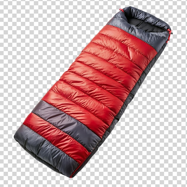 A sleeping bag Isolated on transparent background