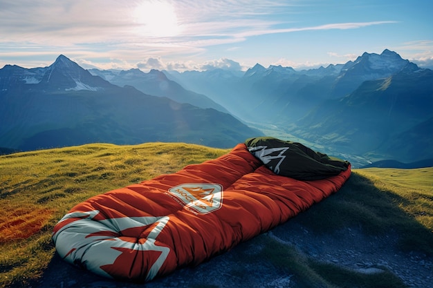 PSD sleeping bag mockup