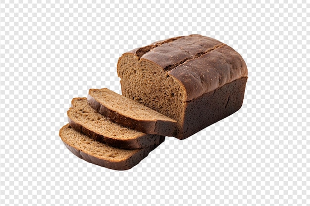 Sliced bread on a transparent background