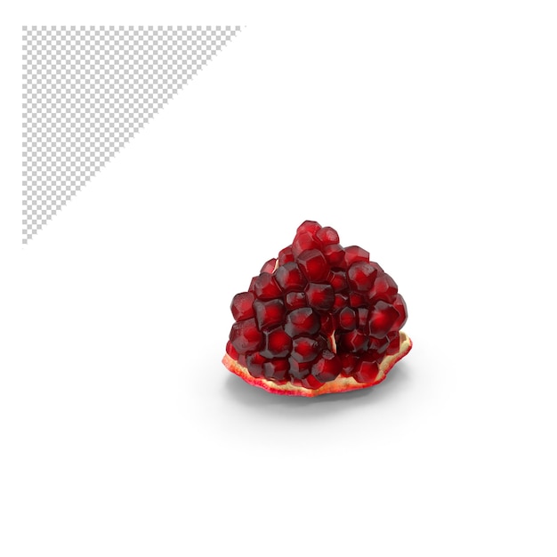 Sliced Pomegranate PNG