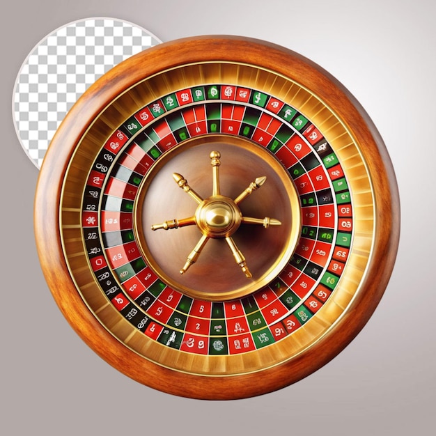 Slot machine casino isolated on transparent background