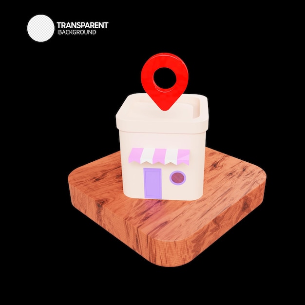 A small box with a pin on it that says transparent photography.