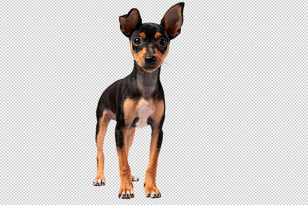 small dog portrait isolated