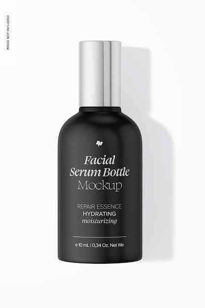 Small Facial Serum Bottle Mockup Top View