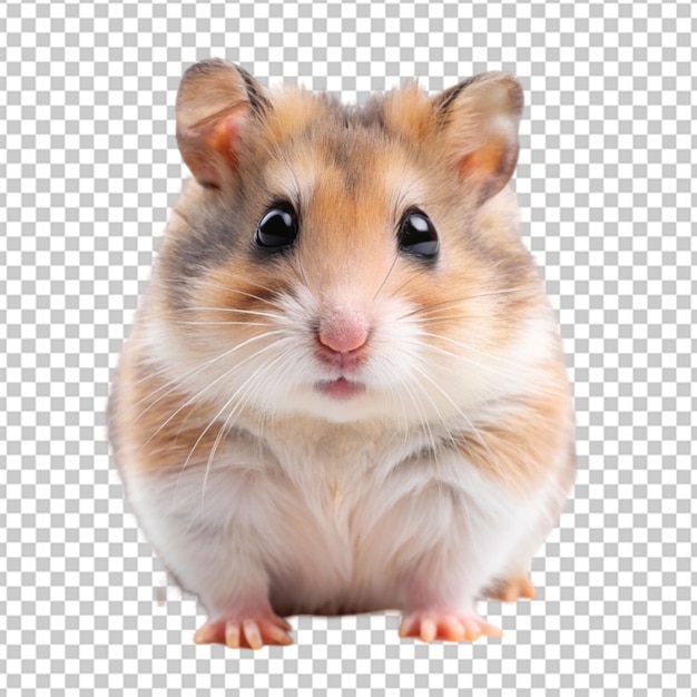 PSD a small hamster transparent background