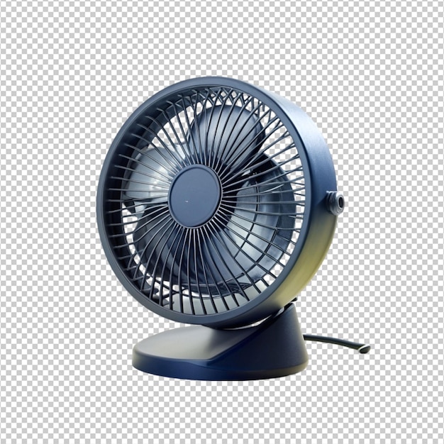 PSD small portable fan with white background