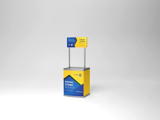 PSD small promo stands mockup