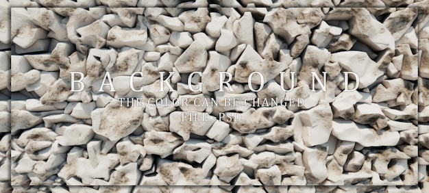 PSD small rock texture background