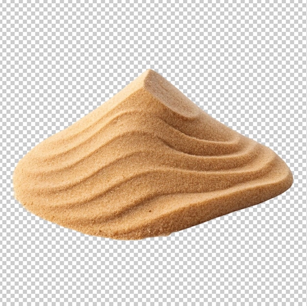 small sand dune die cut transparent background