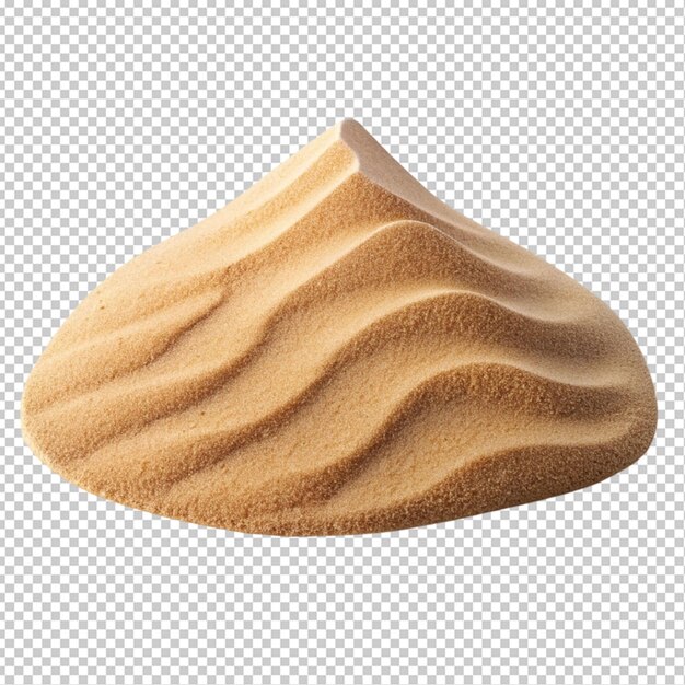 small sand dune die cut transparent background