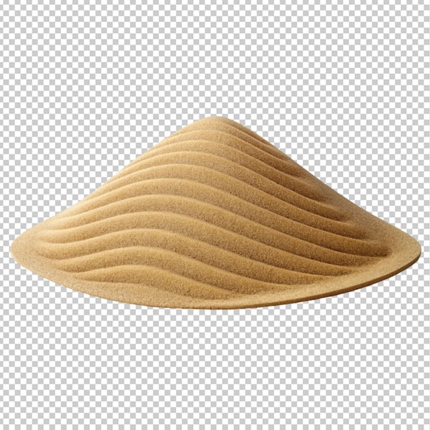 small sand dune die cut transparent background