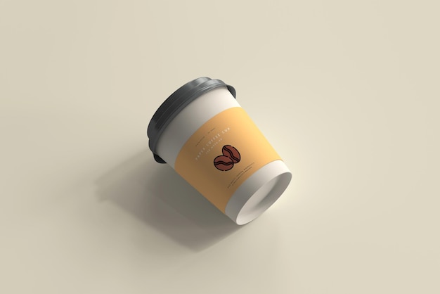 Small Size Paper Coffee Cup Mockup