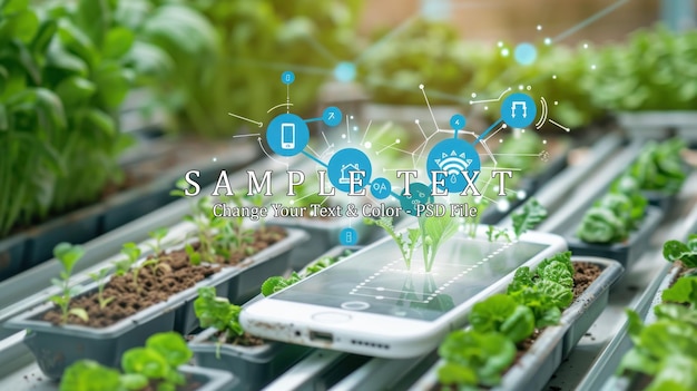 PSD smart farming technology connecting nature and innovation